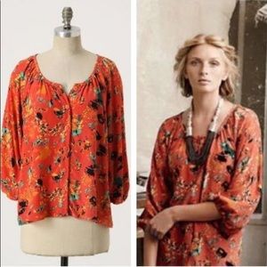 ANTHROPOLOGIE Silk Blouse